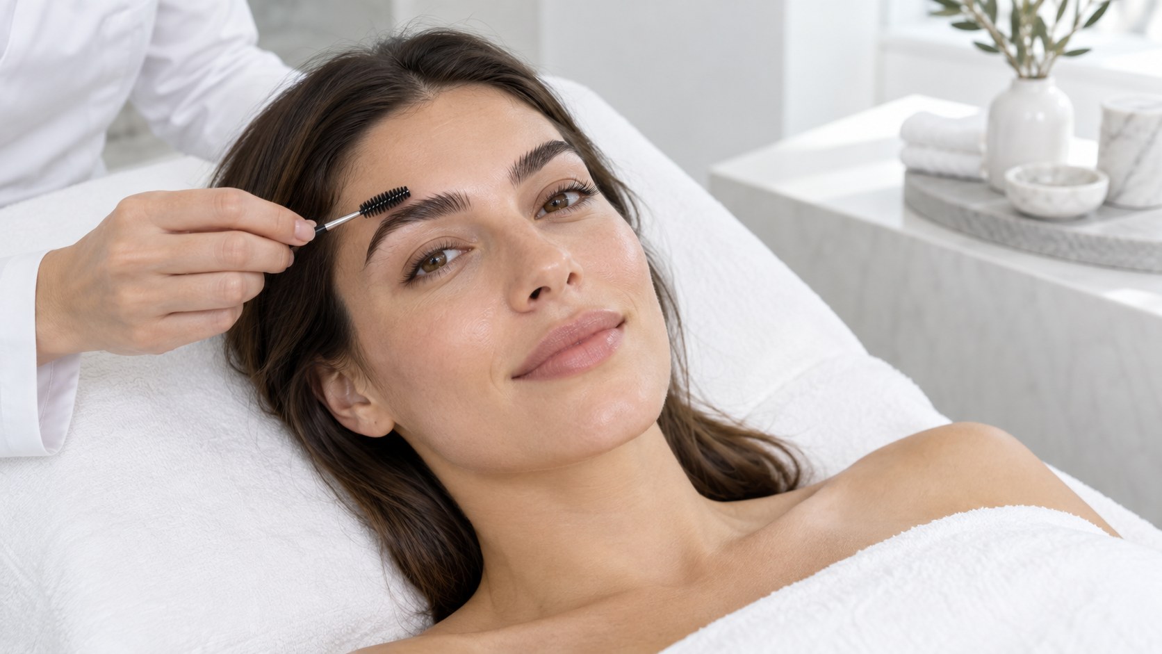 Brow lamination treatment in the MAEVE studio