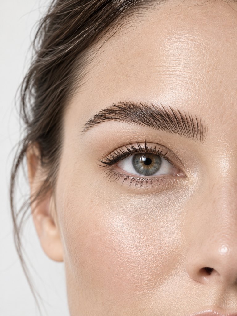 Natural shaped brows